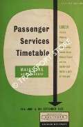 Passenger Services Timetable - Main Line and Suburban - London (Victoria, Waterloo, Charing Cross, London Bridge, Cannon Street, Holborn Viaduct) and the South-East, South & West of England, 17th June to 8th September 1963 by British Railways Southern Region